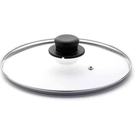 137943 - ZANETTI - Kapak Qelqi me Dorezë për Tenxhere dhe Tiganë, Diametër 28cm