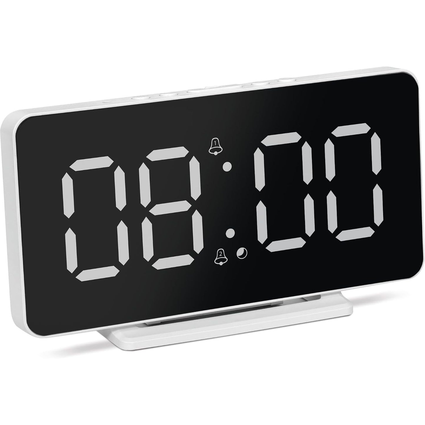 274381 - TechniSat Orë dixhitale me zile Viola AC-1, ekran LCD 4.5 inç, shfaqje e kohës, datës dhe temperaturës, 2 orë alarmi, kërkohet furnizim me energji elektrike