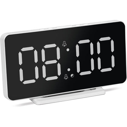 274381 - TechniSat Orë dixhitale me zile Viola AC-1, ekran LCD 4.5 inç, shfaqje e kohës, datës dhe temperaturës, 2 orë alarmi, kërkohet furnizim me energji elektrike