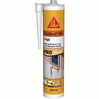 294463 - SIKA Izolues Granular SikaSeal-186 Suva e Bardhë, Lidhje Lidhëse dhe Çarje, Fasada të Jashtme, Rezistent ndaj UV, 300 ml