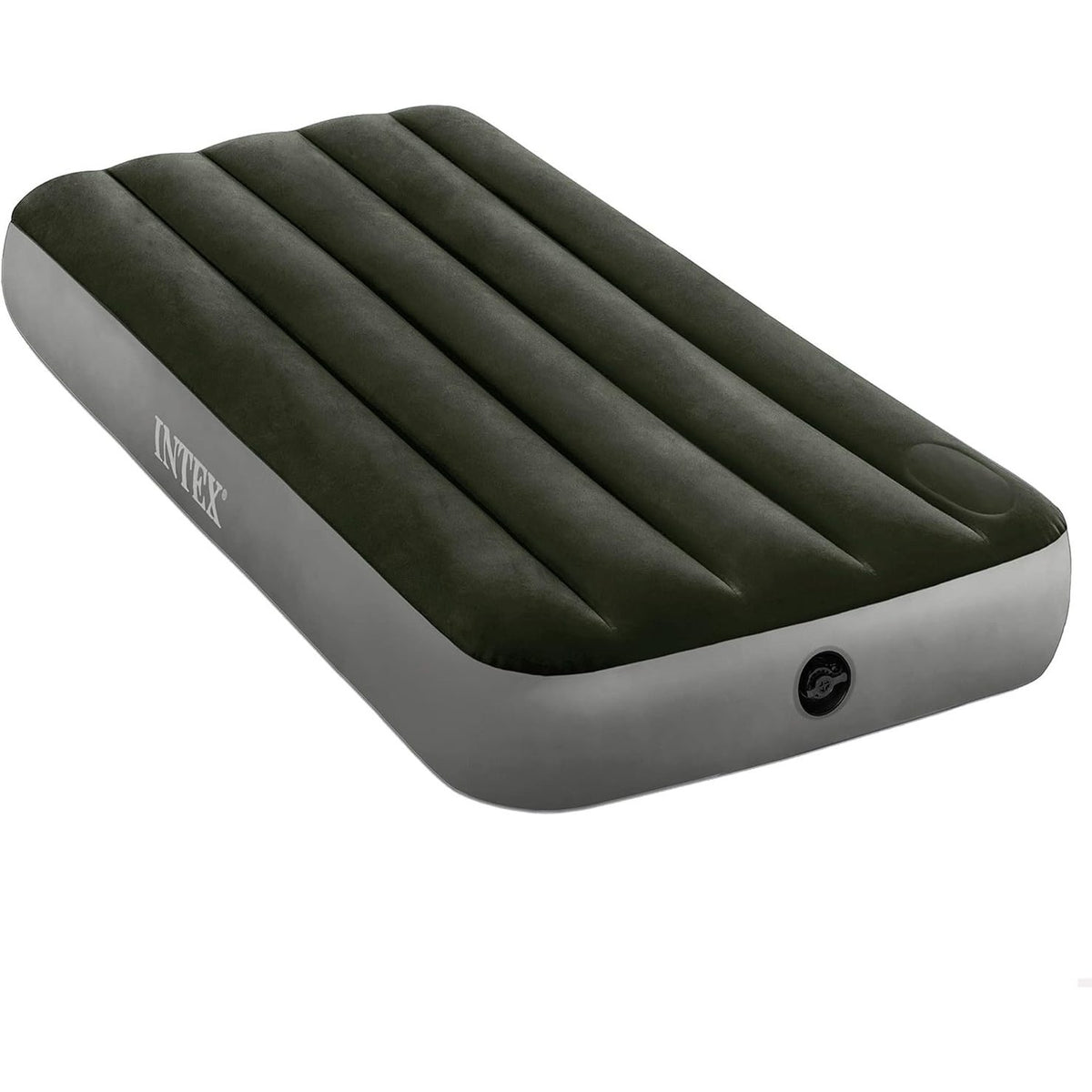 314197 - INTEX Dyshek ajri Downy - 1 person + Pompë këmbësh e integruar