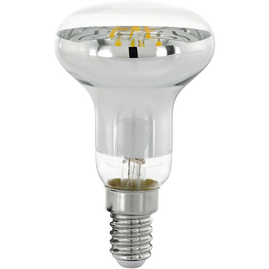 254024 - EGLO Llambë LED E14, 4 vat (ekuivalent me 32 vat), 350 lumen, e bardhë e ngrohtë, 2700 K, llambë R50, Ø 5 cm