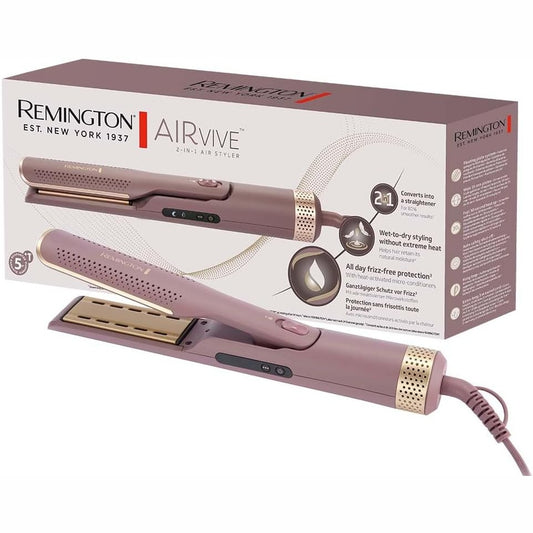 274865 - REMINGTON AIRvive™ Airstyler AS8930, Prahës 2-në-1, Teknologjia e Ajrit Jonik, përdorim i lagësht dhe i thatë, ekran LED.