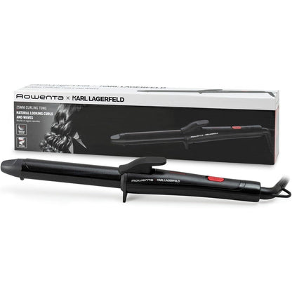 271700 - ROWENTA Hekur kaçurrelash CF321L, 25 mm, Veshje me keratinë, Temperaturë konstante 200°C, Ngrohje e shpejtë, Majë e ftohtë, E zezë/E kuqe