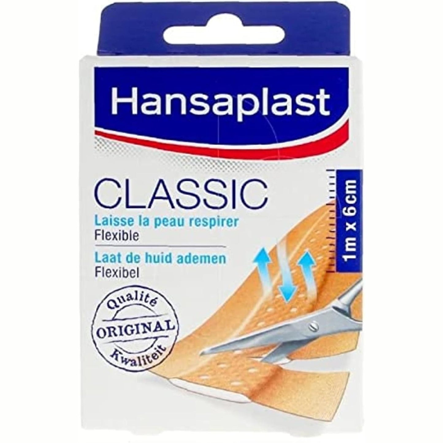 319199 - HANSAPLAST CLASSIC - Flastra Klasike, 10 shirita 10 x 6 cm, rezistent ndaj ujit, forcë e lartë ngjitëse