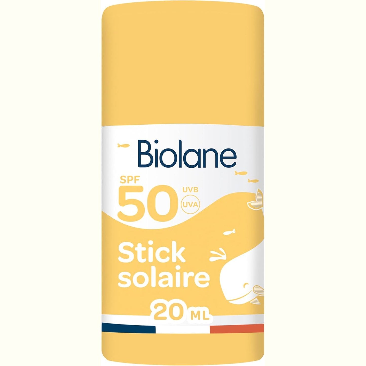 317877 - BIOLANE - Krem mbrojtës nga dielli për foshnje në shkop SPF 50 - Mbrojtje për fytyrën dhe trupin - Rezistente ndaj ujit