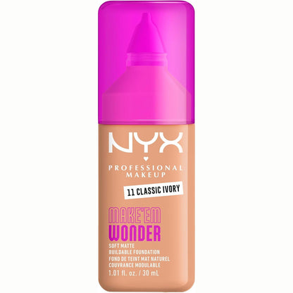 317606 - NYX - Make 'EM Wonder Foundation - 11 Classic Ivory