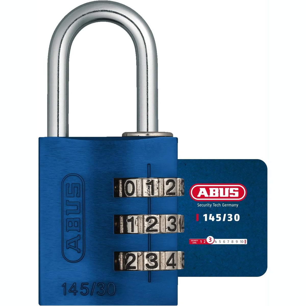 335114 - ABUS 145/30 Kyç me kombinim - dry alumini, blu