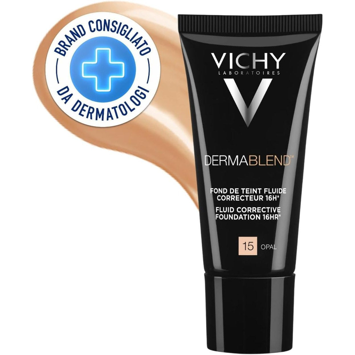 271619 - VICHY Fondatinë Korrektuese Fluide Dermablend 16h, Nuanca: 15, 30 ml