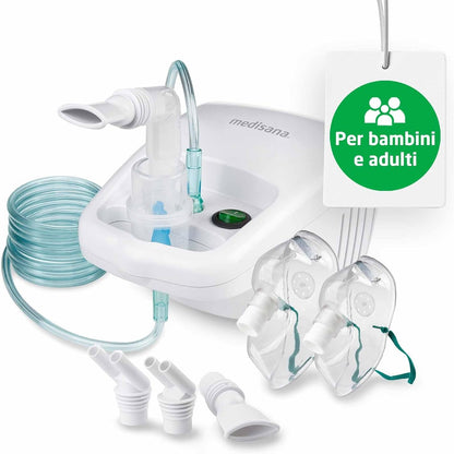 289602 - MEDISANA Inhalator IN 500, pajisje inhalimi me grykë dhe maskë