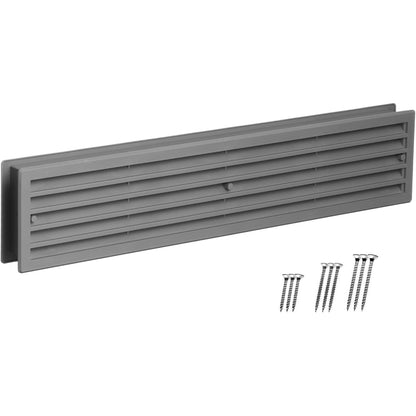 335060 - LIRAST Grilë Ventilimi për Derën 450x92mm, plastike, me dy anëshe dhe vida