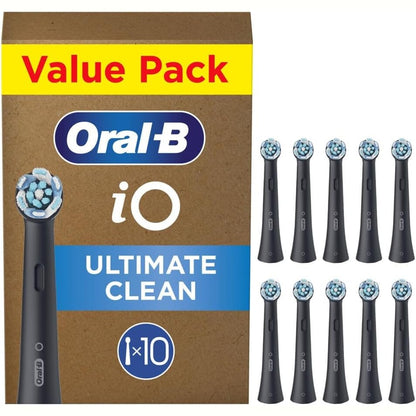 289491 - ORAL-B Koka Furçash Zëvendësuese iO Ultimate Clean, të Zeza, 10 copë