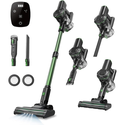 213065 - VEXILAR Fshesë me korrent pa tel, 60 minuta/45Kpa/550W, Motor pa furça, Qëndron vetë, Ekran LED, 6-në-1