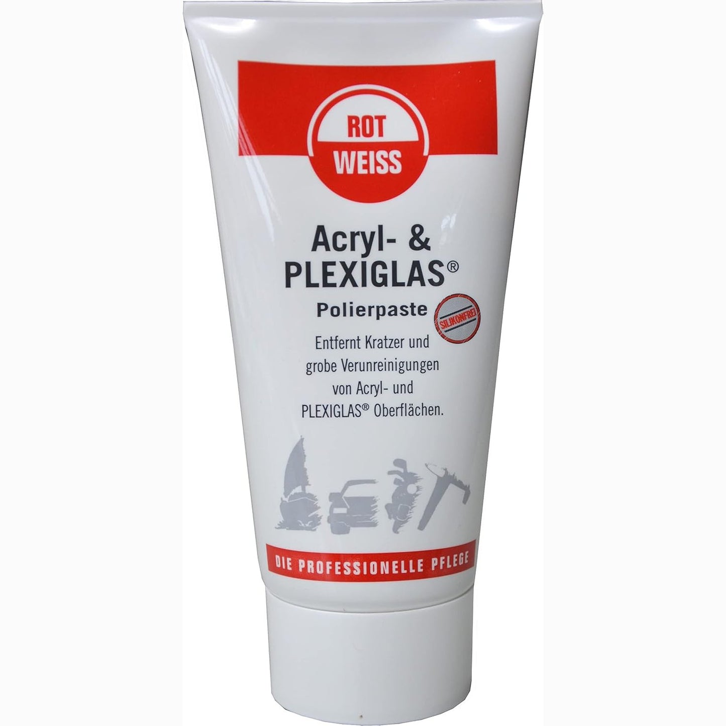 322624 - ROTWEISS 5350 Pastë lustruese akrilike & PLEXIGLAS, 150 ml