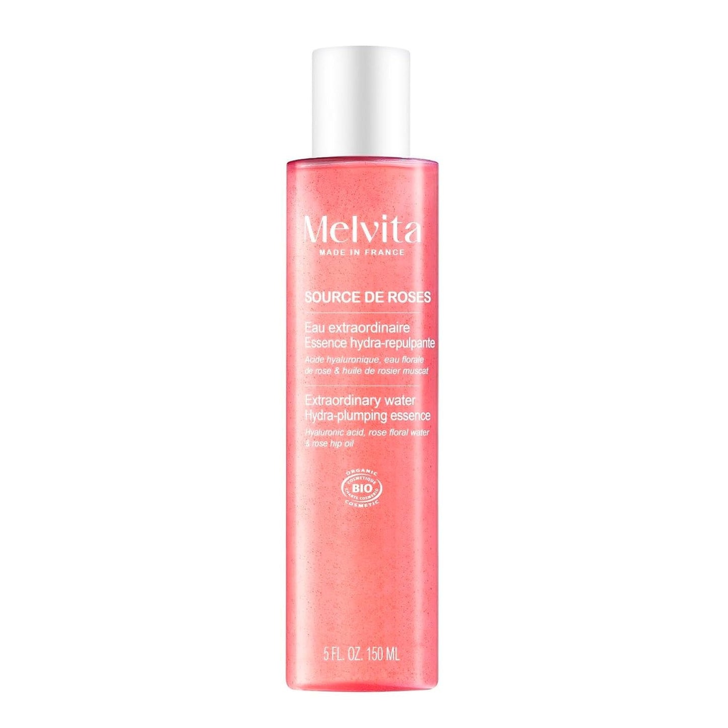 316930 - MELVITA Ujë i Jashtëzakonshëm 150ml, Esencë Plumping Source de Roses, Hidratim Intensiv, Acid Mikro Hialuronik