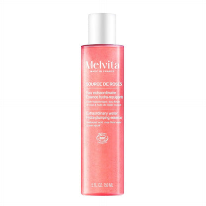 316930 - MELVITA Ujë i Jashtëzakonshëm 150ml, Esencë Plumping Source de Roses, Hidratim Intensiv, Acid Mikro Hialuronik