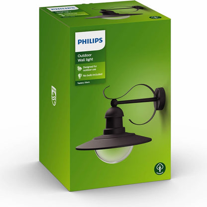 213184 - PHILIPS Dritë Muri maks. 1x60W E27 - E zezë