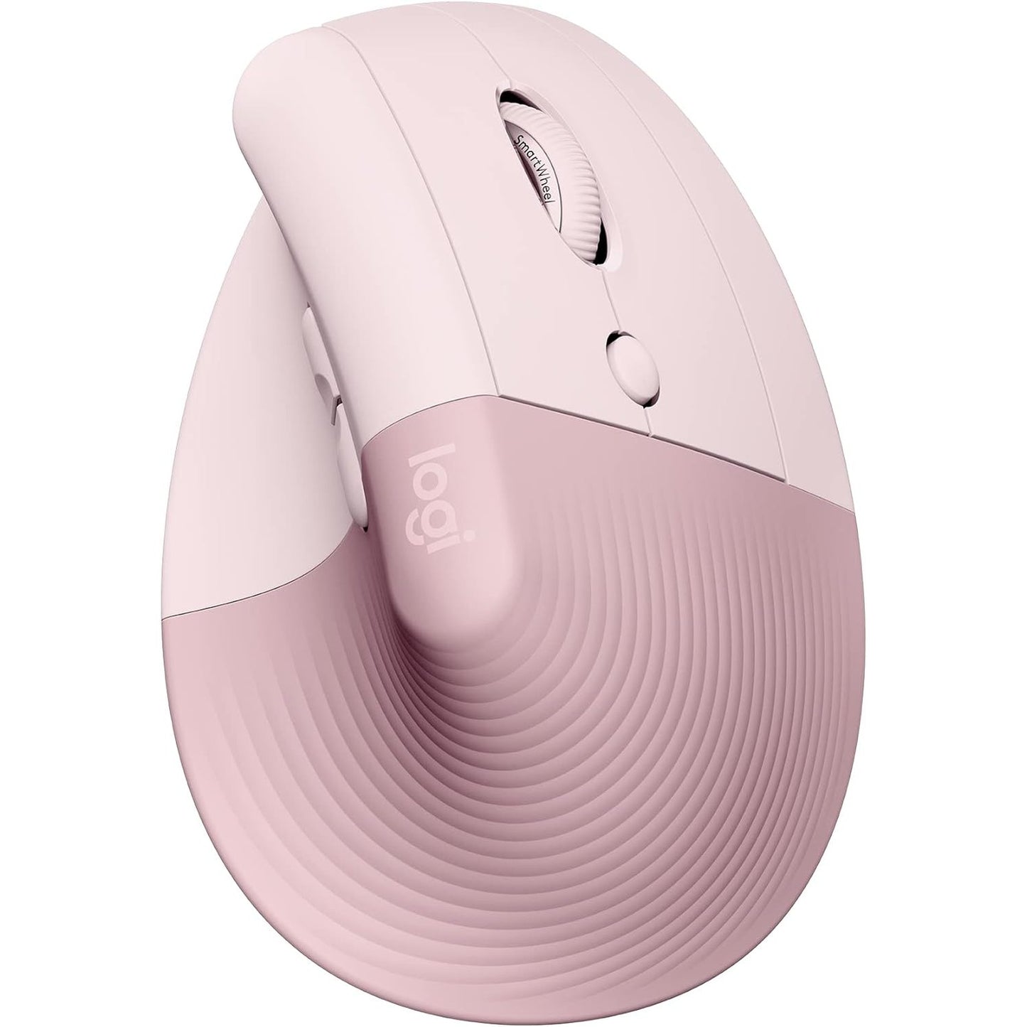 267988 - LOGITECH Maus vertikal ergonomik Lift, pa tel, marrës Bluetooth ose USB, i heshtur, 4 butona, i pajtueshëm me Windows/macOS/iPadOS, laptop, PC - rozë