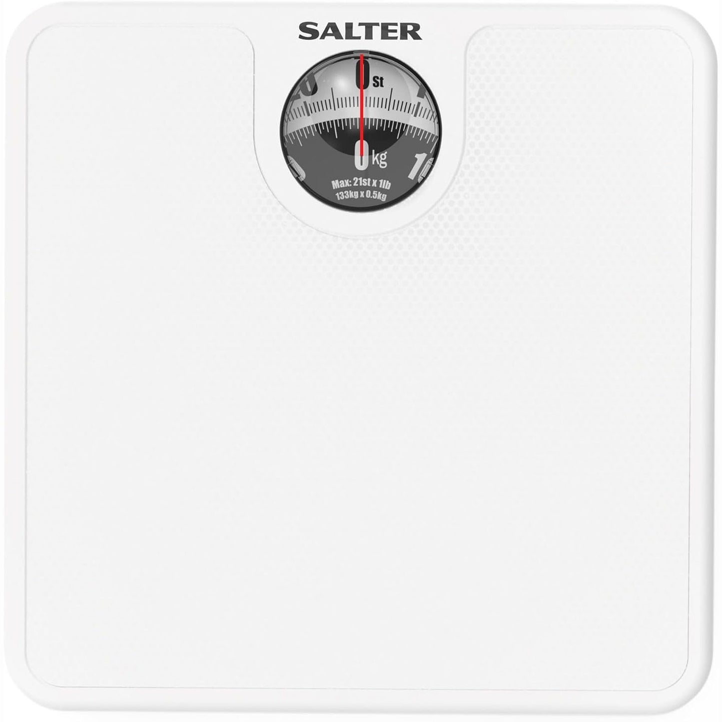 275634 - SALTER Peshore Mekanike Banjo, kapacitet 133 kg, ekran rrotullues, dizajn kompakt, pa bateri, model 489JS WHDR