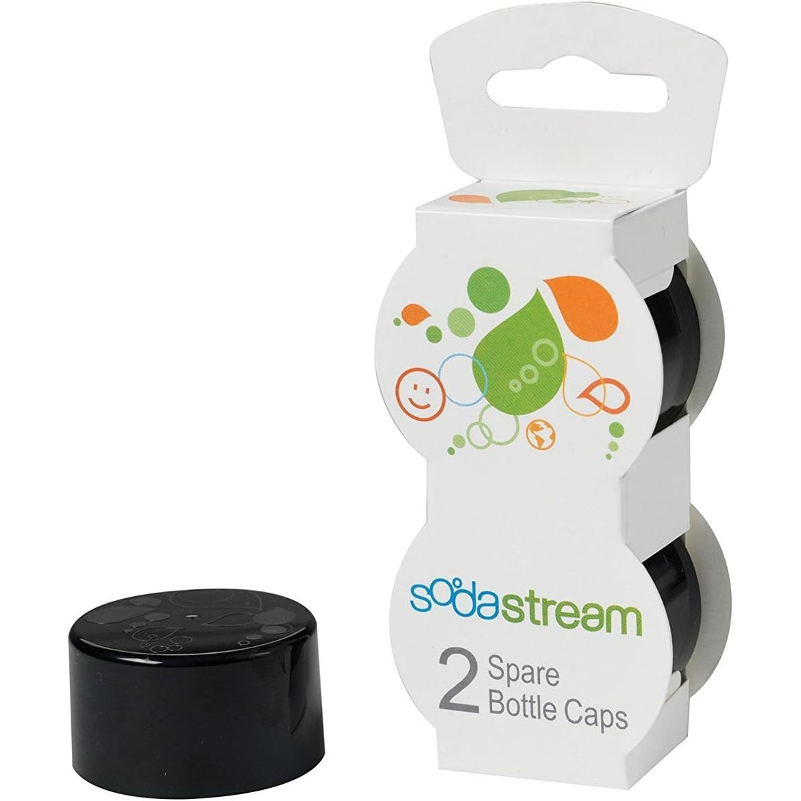 257339 - SODASTREAM | Kapakë shishesh | Ngjyra: të zinj | 2 copë