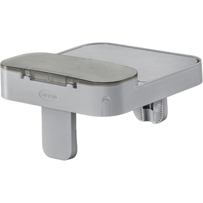288791 - BESTWAY Tabaka Ruajtjeje Xtras Lay-Z-SPA 4-në-1, 32 x 30 x 18 cm, e Rregullueshme, e përshtatshme për të gjitha modelet Lay-Z-SPA, Ndarje Ruajtjeje Rezistent ndaj Spërkatjeve, Grepa Peshqirësh, Mbajtëse Tableti