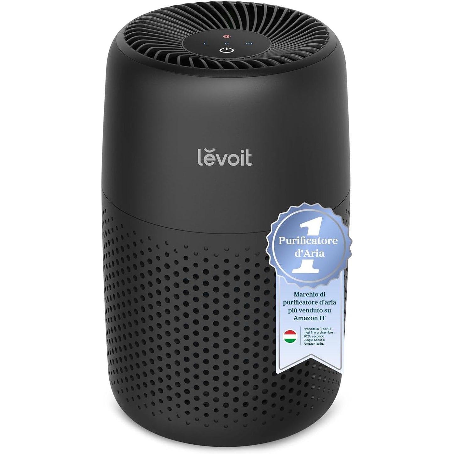 277389 - LEVOIT Pastrues ajri me aromaterapi, Filtër karboni aktiv HEPA 3-në-1, Konsum energjie 7W, Core Mini i zi