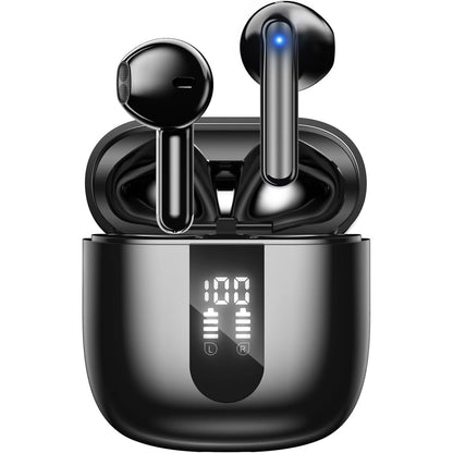 274378 - JBES Kufje Bluetooth pa tel 5.4, 6 mikrofonë me anulim zhurmash, bas i fuqishëm, kohë luajtjeje 60 orë, IP5 rezistente ndaj ujit, për iPhone dhe Android (Blu)