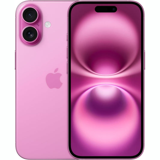 308481 - APPLE iPhone 16 128GB, telefon 5G, çip A18, fuqizim i vërtetë i baterisë, funksionon me AirPods, rose gold