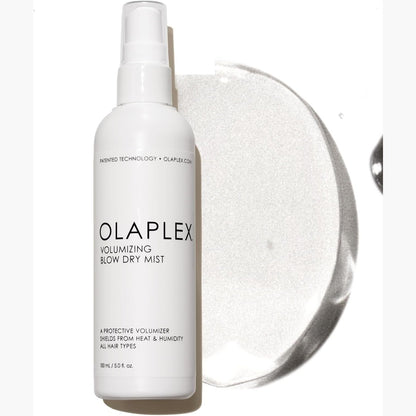 317217 - OLAPLEX Sprej për tharje me bojë Volumizing, 150 ml, Mbrojtje nga nxehtësia deri në 232°C, për flokë të çrregullt, kaçurrela, të drejta dhe me onde