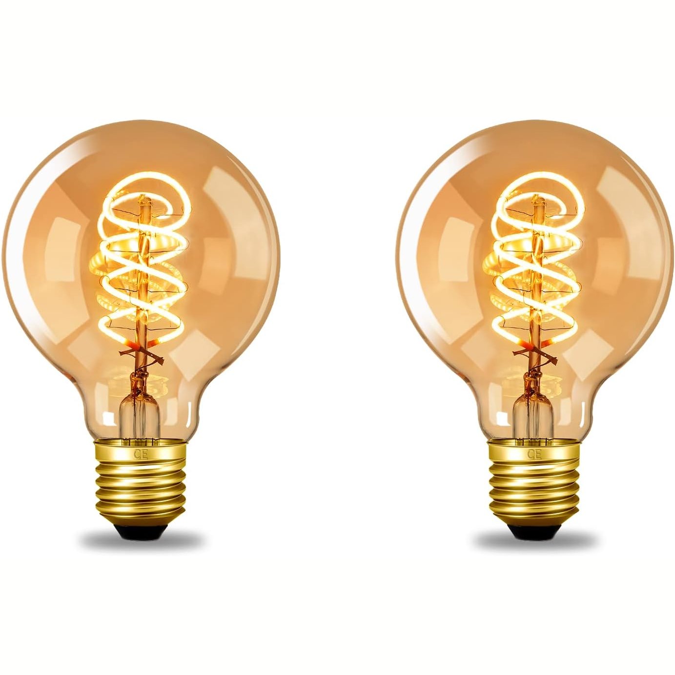 223362 - NUODIFAN Llambë Edison Vintage E27, Llambë LED Retro 4W, e Bardhë e Ngrohtë 2700K