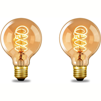 223362 - NUODIFAN Llambë Edison Vintage E27, Llambë LED Retro 4W, e Bardhë e Ngrohtë 2700K