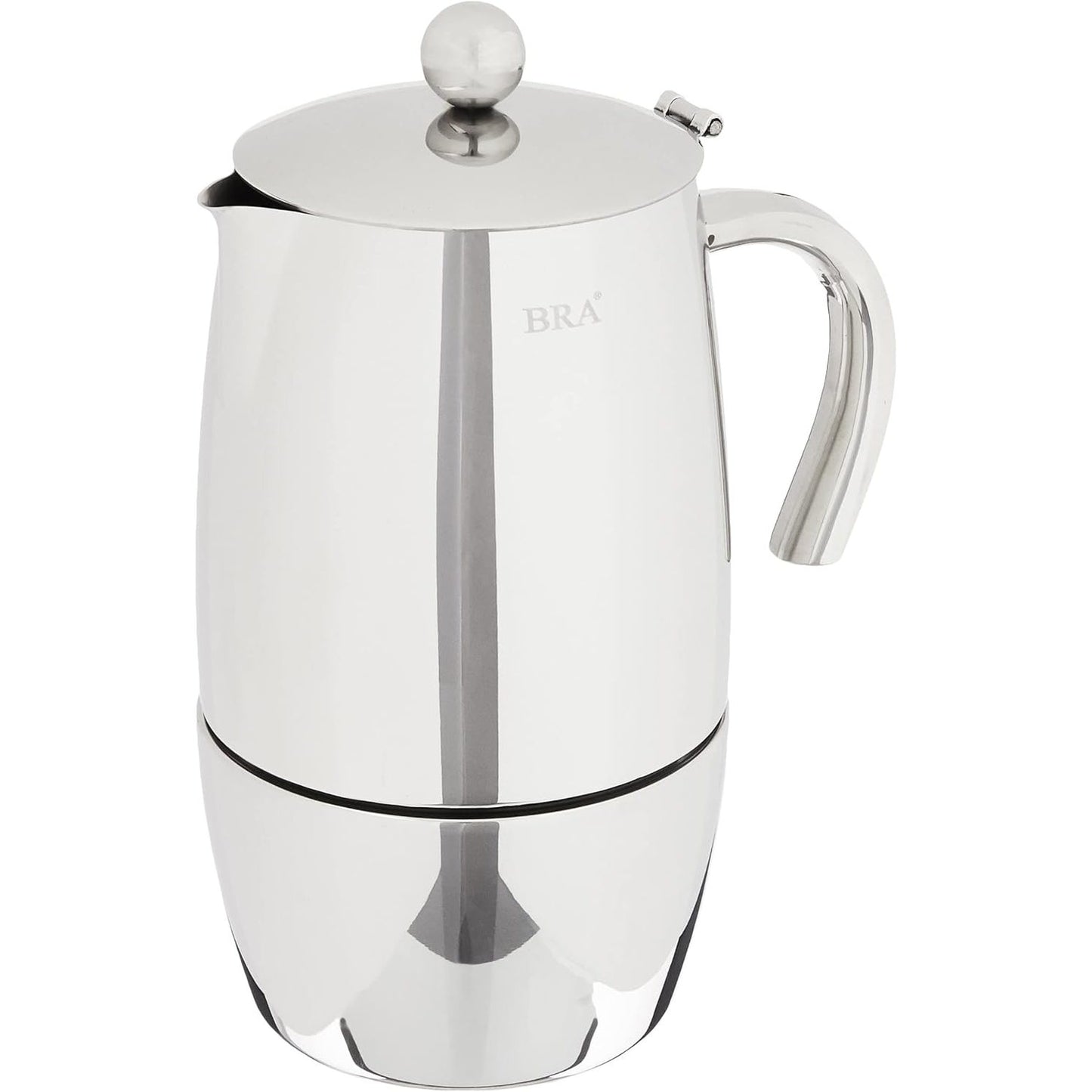 255195 - BRA Makinë kafeje italiane Magna, 10 filxhanë, çelik inox 18/10