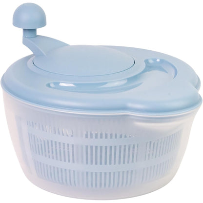 201602 - WESTMARK Enë për Sallatë Fortuna, Kapacitet 5L, Prej Plastike pa BPA, Transparente/Blu, ø 26 cm, Modeli 2432224B