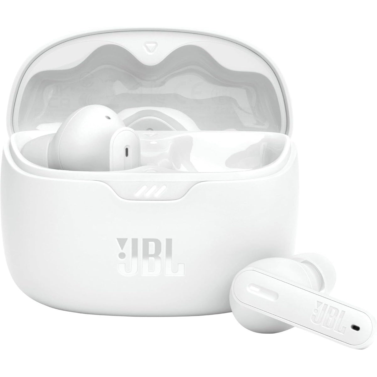319389 - JBL Kufje Tune Beam True Wireless Bluetooth me Anulim Aktiv të Zhurmës, IP54 rezistente ndaj ujit, Jetëgjatësi Baterie deri në 48 Orë, të Bardha
