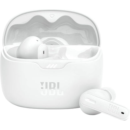 319389 - JBL Kufje Tune Beam True Wireless Bluetooth me Anulim Aktiv të Zhurmës, IP54 rezistente ndaj ujit, Jetëgjatësi Baterie deri në 48 Orë, të Bardha