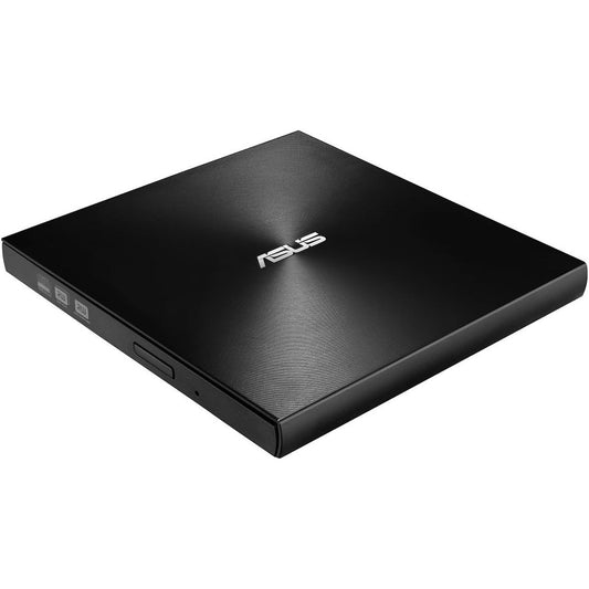 272822 - ASUS ZenDrive U9M, disk optik i hollë, djegie DVD të jashtme USB 2.0/USB-C, disk rishkrues 8x, mbështetje për M-Disc, kompatibilitet me USB 2.0 Type-A/Type-C, Mac/Windows