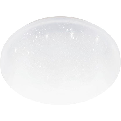 242266 - EGLO Llambë tavani Pogliola-S, Ø 31 cm, dritë tavani LED me efekt kristali, çelik dhe plastike, llambë e bardhë