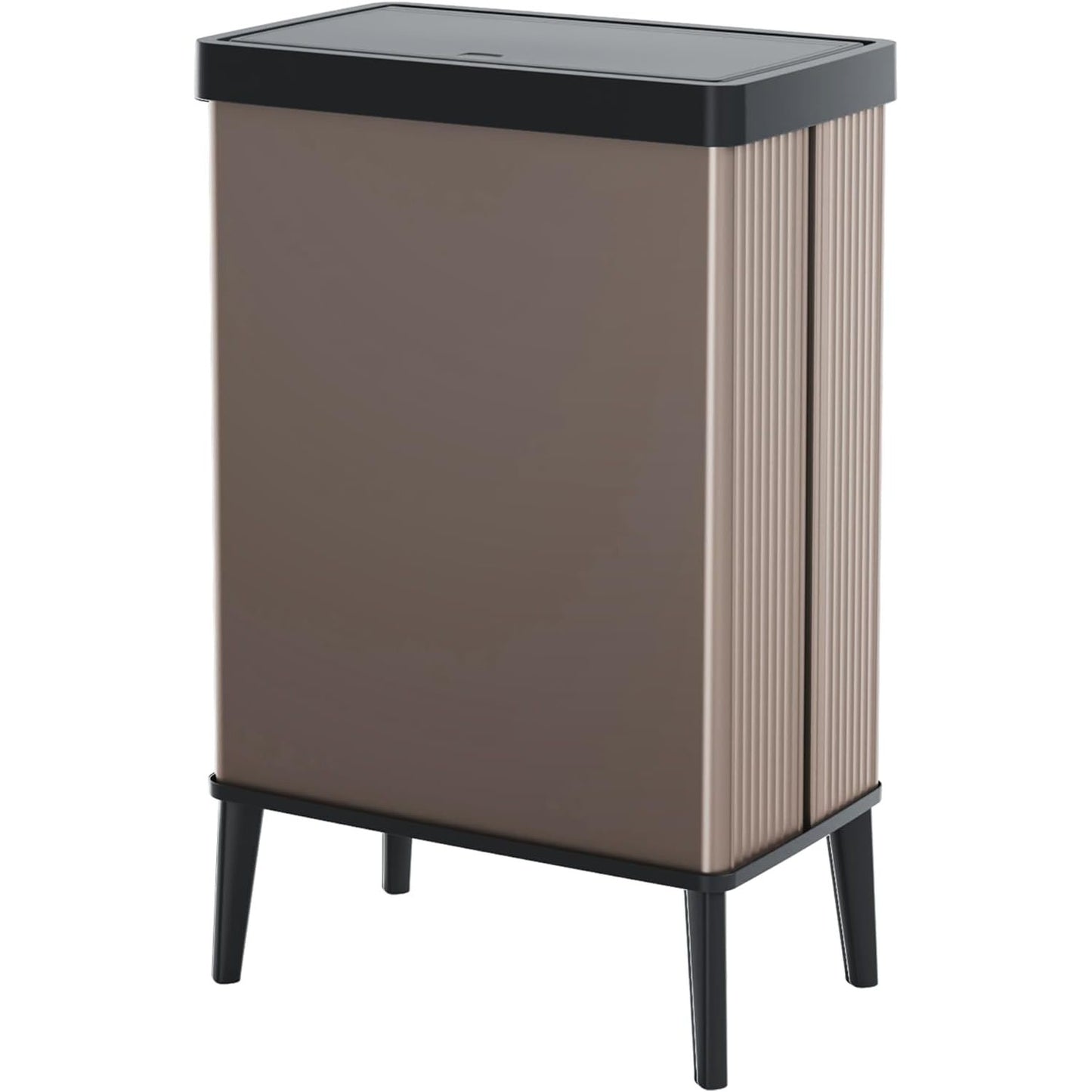 250865 - CURVER Verto - Kosh plehrash 54L, 43.5 x 26.5 x 68.7cm, kapak me kopje, dizajn elegant, i lehtë për t’u montuar, i përshtatshëm për riciklim, rozë perle