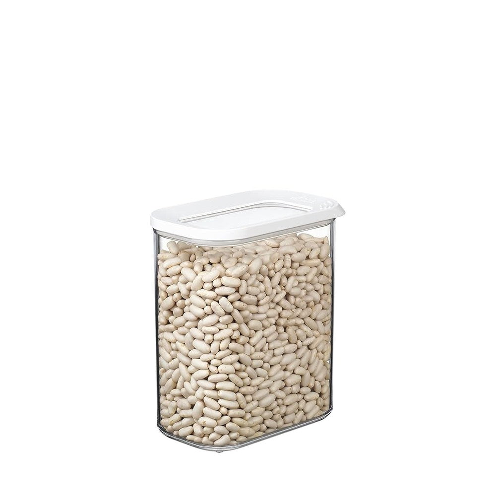 216431 - MEPAL ENË RUajtJE TRANSPARENTE ME KAPAK, 1500 ML, E BARDHË