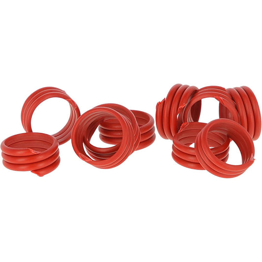 223839 - Unaza spirale 18 mm, plastikë e kuqe, 100 copë.