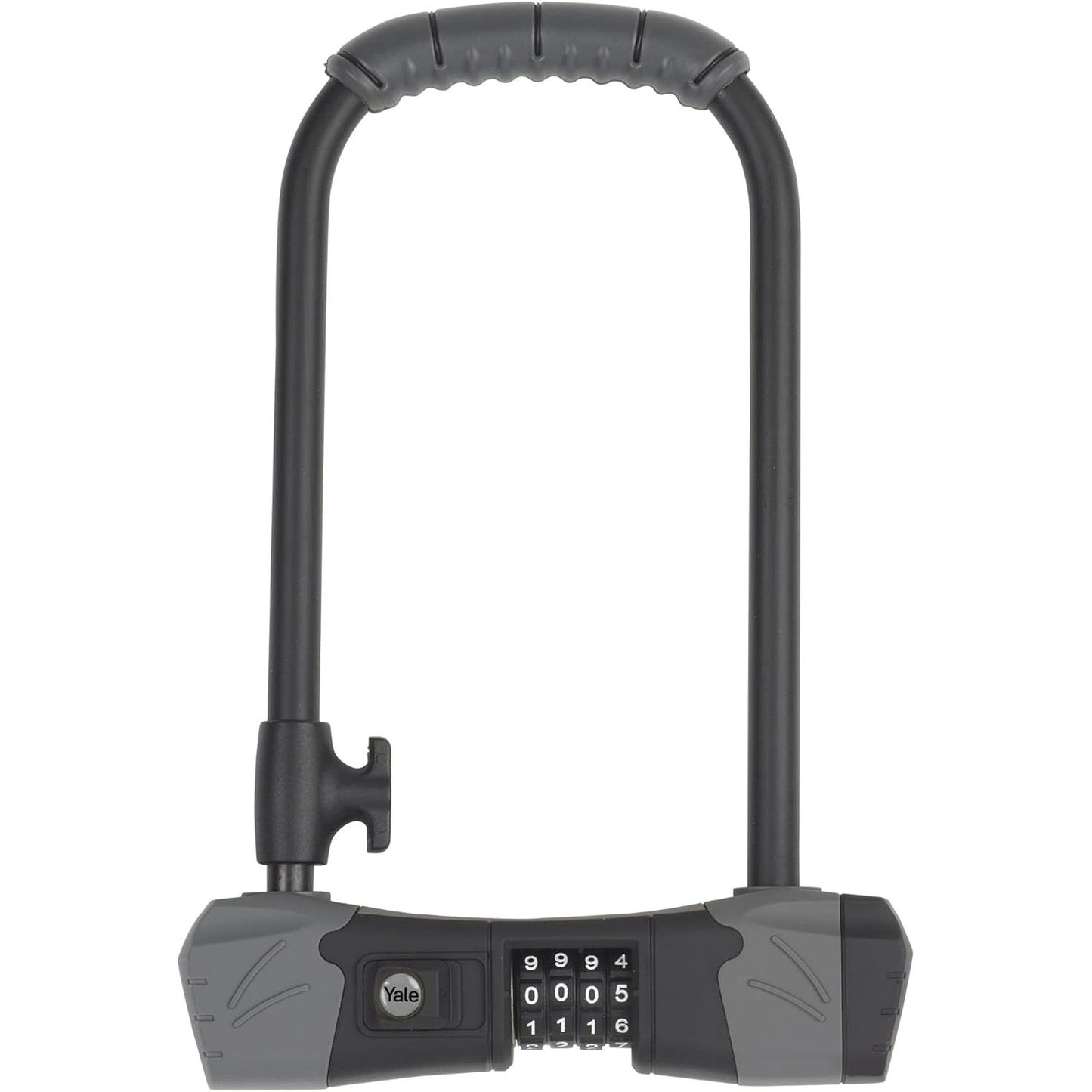 213837 - YALE Lock U me dryn standard me kombinim, zinxhir ultra i përforcuar, kod 4-shifror, montim biçiklete i përfshirë