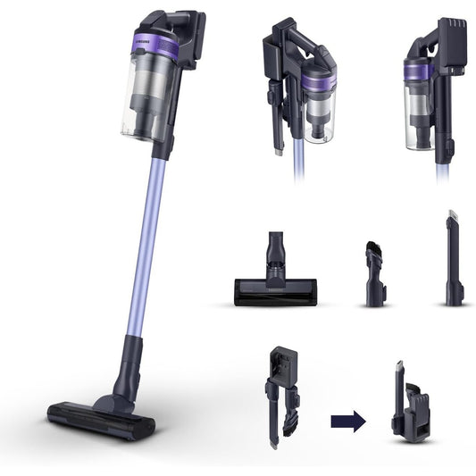 118080 - SAMSUNG Jet 60 Turbo VS15A6031R4/ET Fshesë pa tel, Pa qese, Fuqi 150W, Jetëgjatësi baterie deri në 40 minuta, Ngjyrë Vjollcë