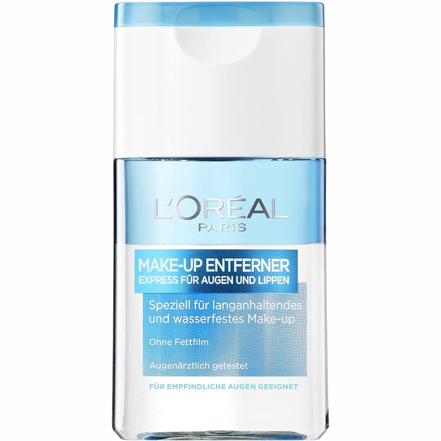 319028 - L'ORÉAL PARIS Depilues për Sytë për Femra, heq grimin pa lënë mbetje yndyrore, qetëson lëkurën me vajra të butë, 1 x 125ml