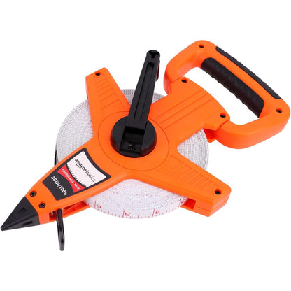 294164 - AMAZON BASICS Shirit matës me fibra qelqi, rezistent ndaj goditjeve, 30 m/100 ft x 0.5 inç, ngjyrë hardhie, portokalli