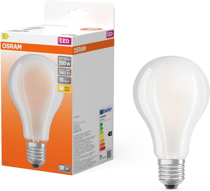 256492 - OSRAM LED Star Classic A200, Llambë LED B22d, 2700K, 3452 Lumen, Zëvendësim 200W, Pako me 1