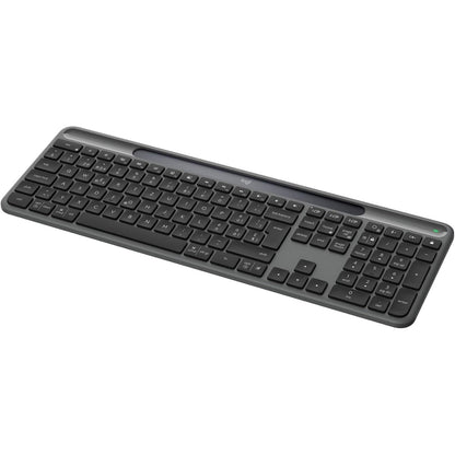 267680 - LOGITECH Signature Slim Solar+, Tastierë pa tel, energji diellore, Jetëgjatësi baterie deri në 10 vjet, Taste të personalizueshme, Bluetooth, CH QWERTZ, Grafit