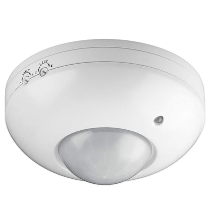 335136 - Detektor lëvizjeje me infra të kuqe IP20, sensor PIR 360, montim në tavan, 6 m, i bardhë