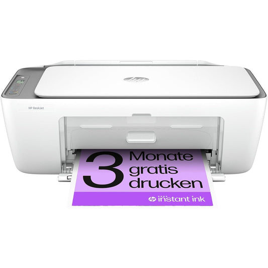 126359 - PRINTERI HP DeskJet 2820e Shumëfunksional me Wi-Fi, Printer, Skaner, Fotokopjues, 3 Muaj Printim Falas me Bojë HP Instant Ink të Përfshirë