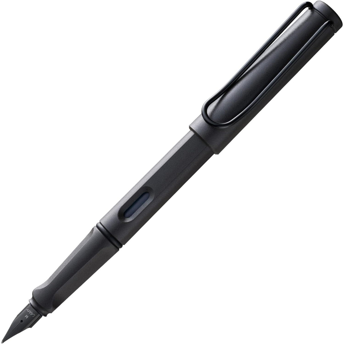 295998 - LAMY Safari Umbra - Stilograf me dorezë ergonomike dhe majë çeliku EF, përfshin fishek blu T10, ideal për shkrim dhe kaligrafi, për dorën e djathtë