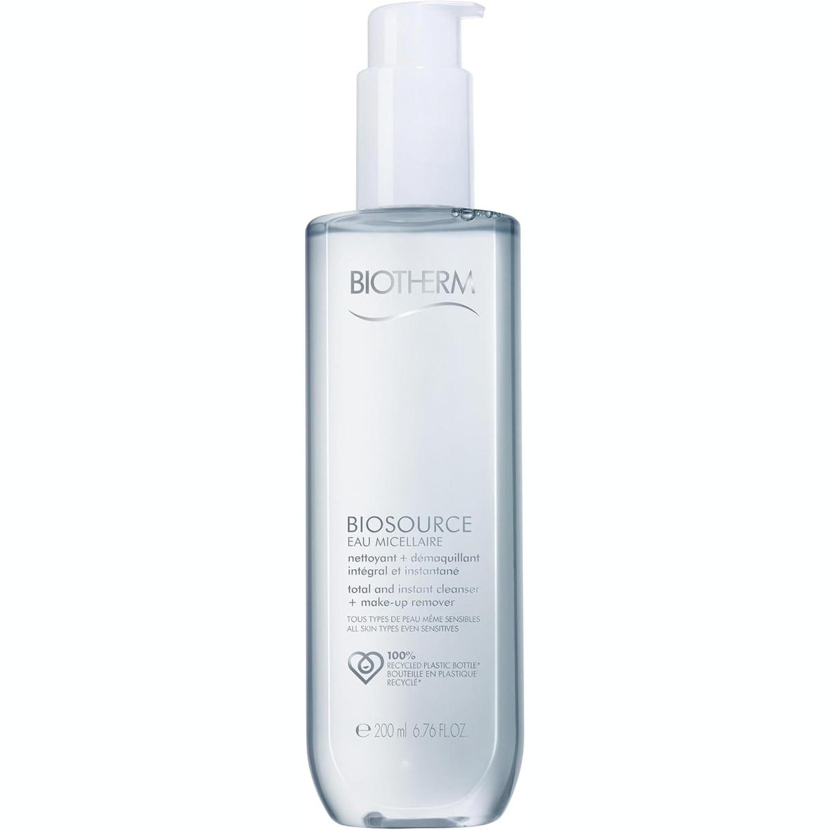 302192 - BIOTHERM Ujë Micelar Biosource EauMicellair me Plankton Jete për të gjitha llojet e lëkurës, 200 ml